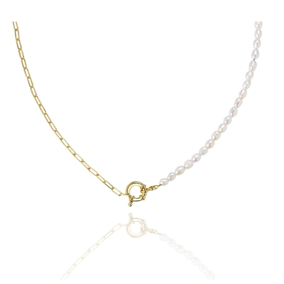 Freshwater Pearl Choker Chain Necklace - L'Amour Pearls