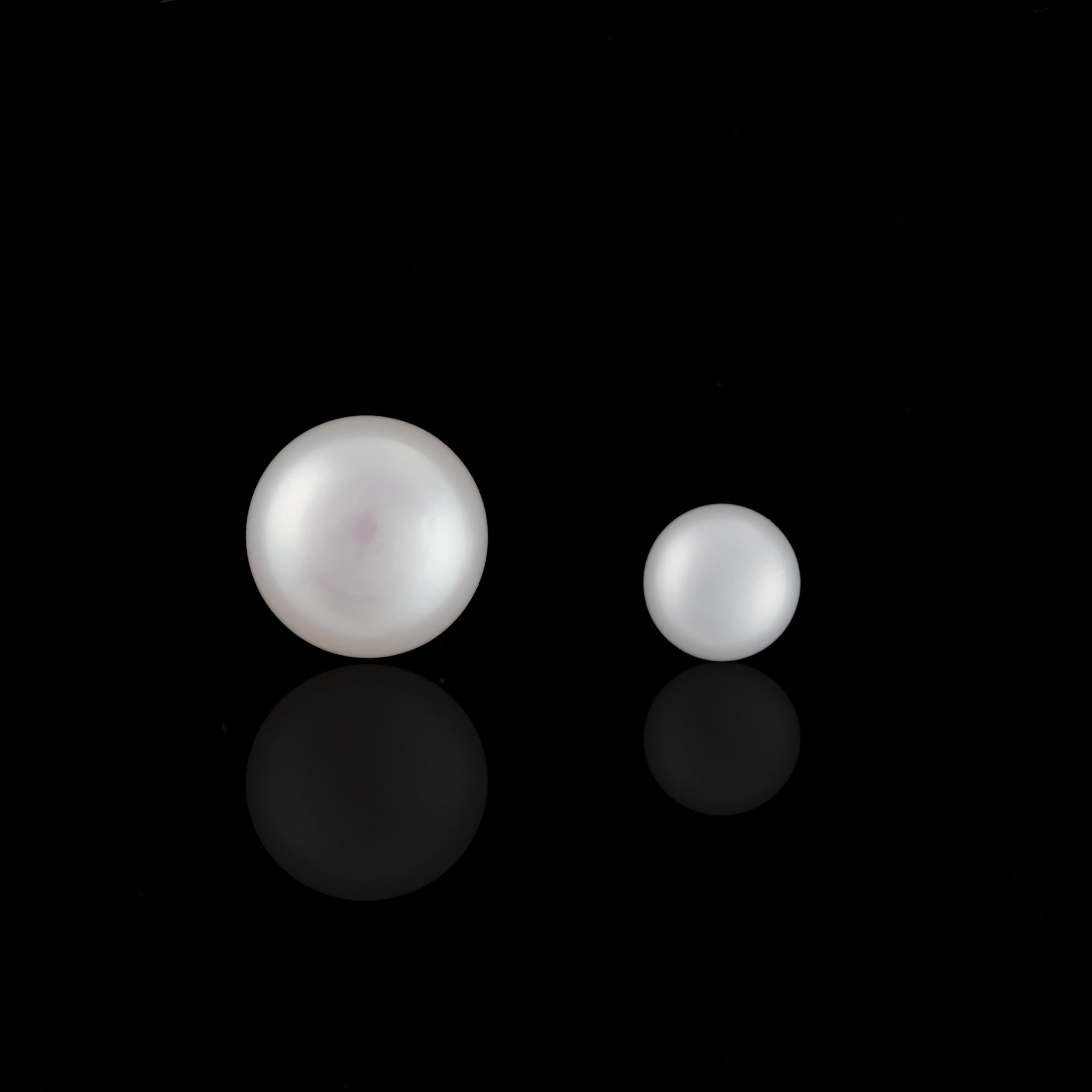 Freshwater Pearl Reversible Stud Earrings in Silver - L'Amour Pearls