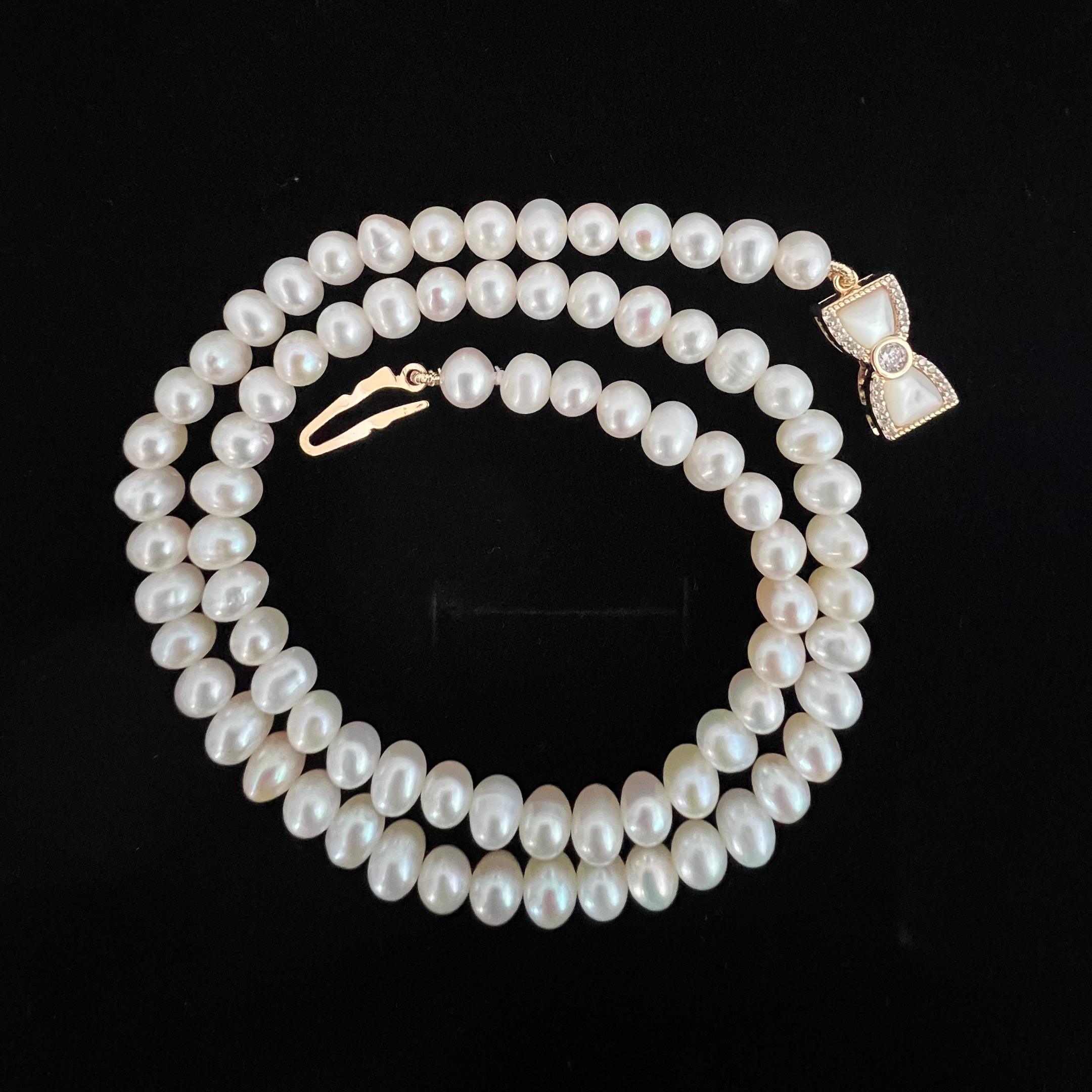 Freshwater Pearl Dainty Little Women Necklace - L'Amour Pearls