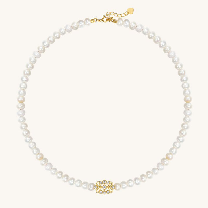 SIGNATURE KOLAM PEARL COLLAR NECKLACE