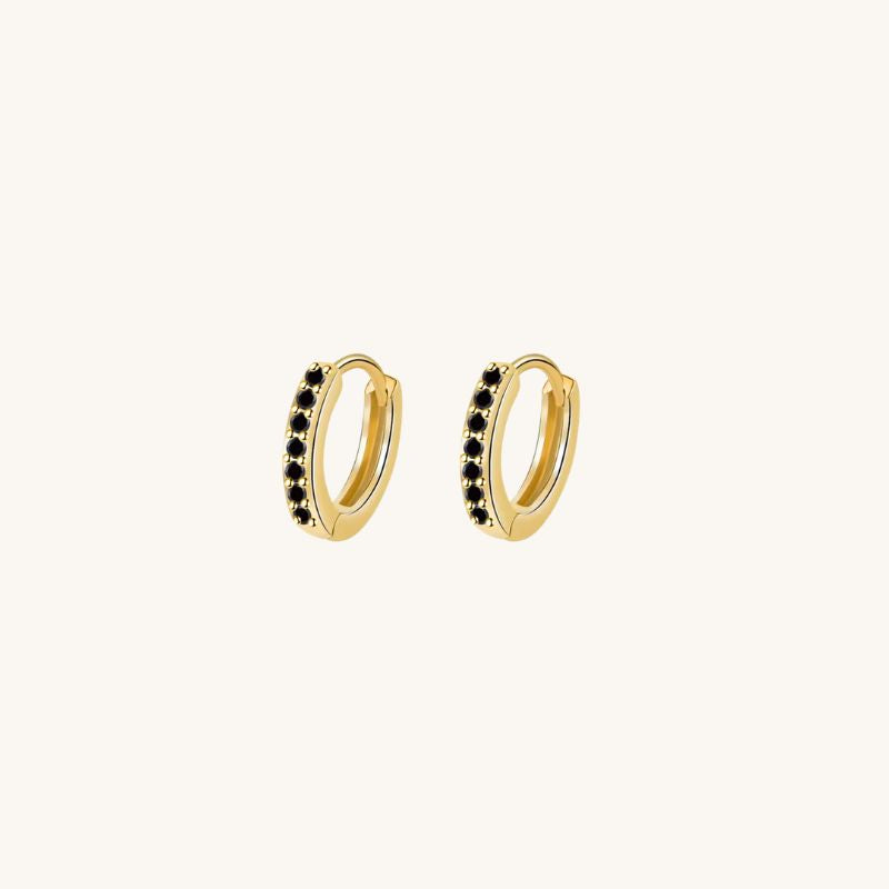 Pearl Drop Hoop Earrings