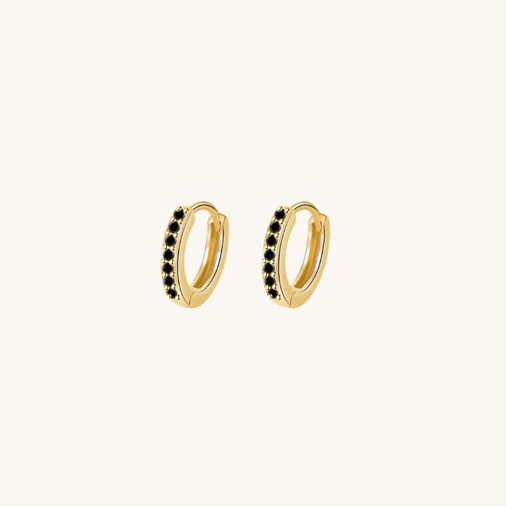 Pearl Drop Hoop Earrings