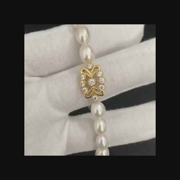 Signature Kolam Pearl Bracelet