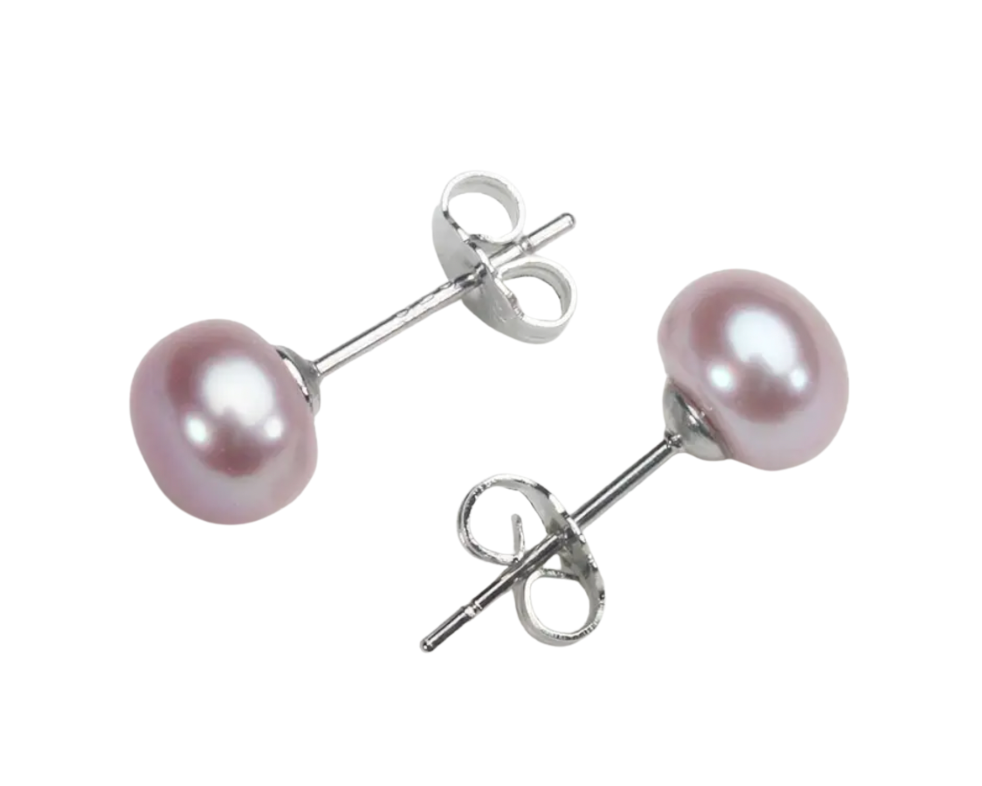 Freshwater Pearl Stud Earring in Sterling Silver - L'Amour Pearls